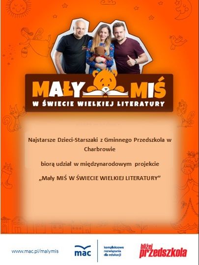 Plakat Mały Miś w literaturze
