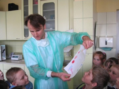 14.04.2010 Z wizytą w Ośrodku Zdrowia w Wicku