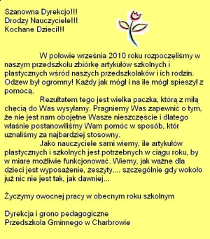 20.10.2010 Akcja charytatywna