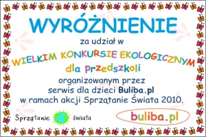 12.11.2010 Wielki Konkurs Ekologiczny dla przedszkoli