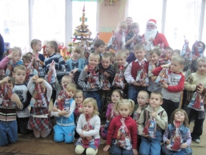 6.12.2010 Wizyta Świętego Mikołaja w naszym przedszkolu