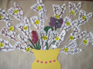 15.04.2011 Wiosennie i kolorowo w naszym przedszkolu