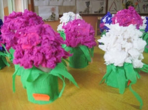 15.04.2011 Wiosennie i kolorowo w naszym przedszkolu