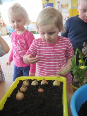 15.04.2011 Wiosennie i kolorowo w naszym przedszkolu