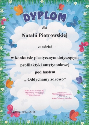 13.06.2012 Konkurs plastyczny Czyste powietrze wokół nas