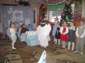 20.12.2012r. Przedstawienie jasełkowe w wykonaniu dzieci z gr. III