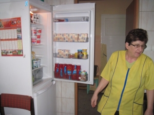 26.02.2013r. Maluszki z wizytą w przedszkolnej kuchni