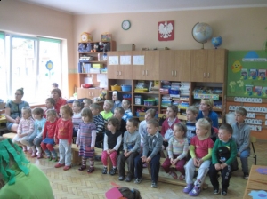 14.04.2013r. Wizyta przedszkolaków z przedszkola w Łebie