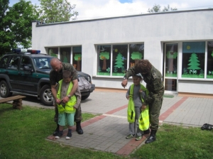 28.05.2013r. Straż Graniczna w naszym przedszkolu