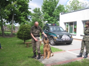 28.05.2013r. Straż Graniczna w naszym przedszkolu