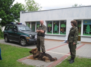 28.05.2013r. Straż Graniczna w naszym przedszkolu
