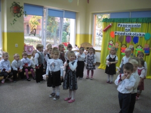 15.10.2013r. Pasowanie na Przedszkolaka