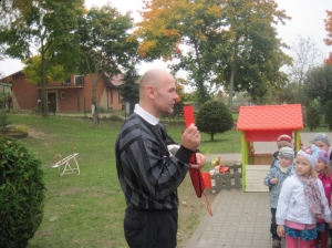 11.10.2013r. Spotkanie z sędzią piłkarskim; rozgrywki w piłce nożnej