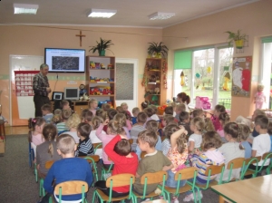 07.11.2013r. Spotkanie z ornitologiem - panem Bogusławem Kotlarz