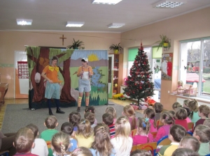 14.01.2014r Teatrzyk Zaczarowana baśń o przyjaźni