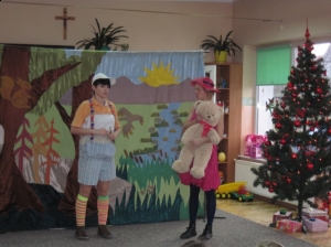 14.01.2014r Teatrzyk Zaczarowana baśń o przyjaźni