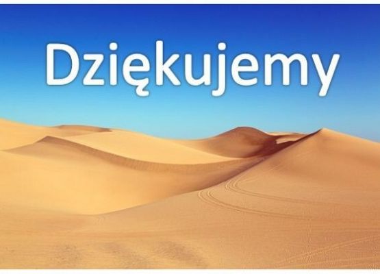 Podziękowania  dla Pani Anny Drzazgowskiej i Stowarzyszenia For Baltic grafika