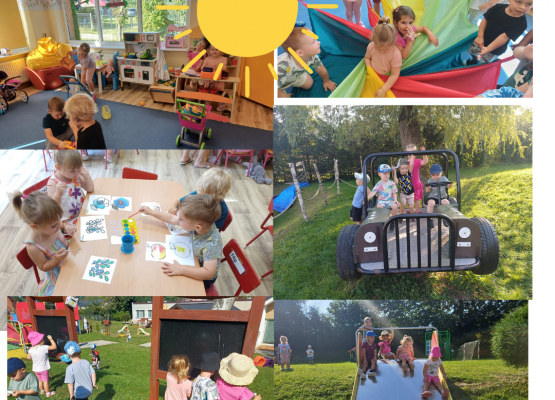 Pierwsze dni w przedszkolu - relacja. grafika