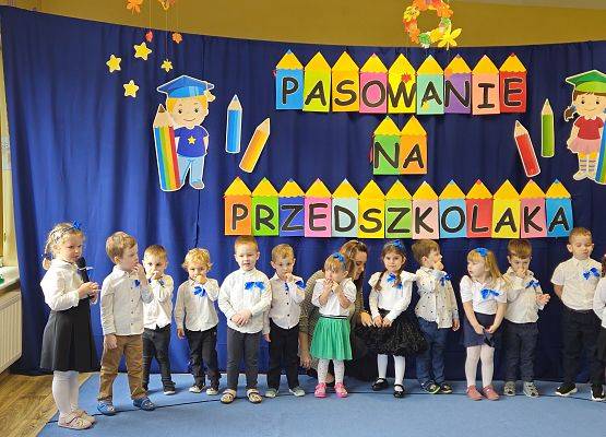 Grafika 19: 22.10.2024 Pasowanie na Przedszkolaka
