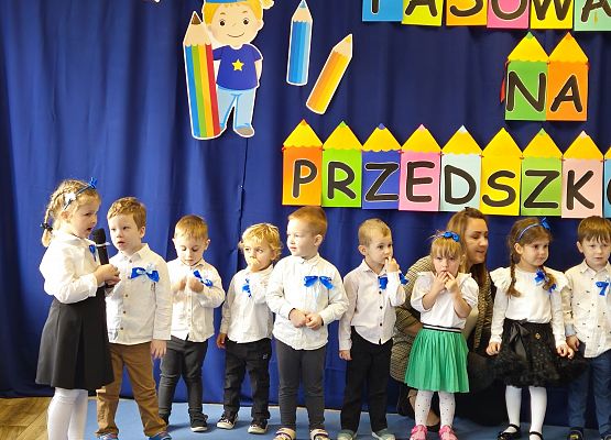 Grafika 20: 22.10.2024 Pasowanie na Przedszkolaka