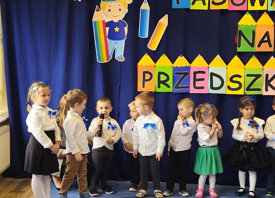 Grafika 21: 22.10.2024 Pasowanie na Przedszkolaka