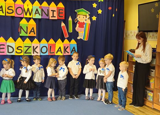 Grafika 27: 22.10.2024 Pasowanie na Przedszkolaka