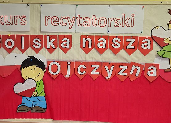 Grafika 1: 08.11.2024 Konkurs recytatorski pt." Polska nasza Ojczyzna"