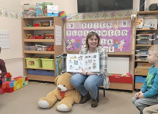 Grafika 15: Spotkanie z Panią Agatą z Biblioteki Publicznej w Wicku