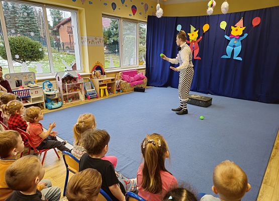 Grafika 33: Występy artysty cyrkowego - klauna Macieja Słowika