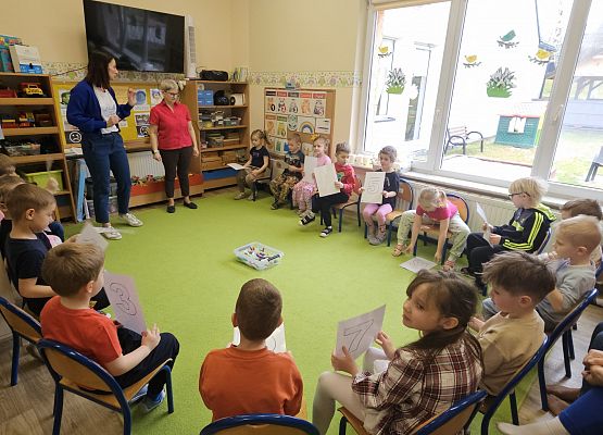 Zajęcia otwarte dla rodziców w gr II grafika