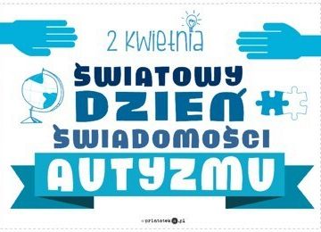 2 kwietnia - Światowy Dzień Autyzmu grafika