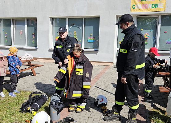 Grafika 12: 05.05.2025 Spotkanie ze Strażakami z OSP Wrzeście