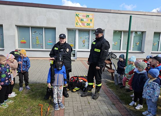 Grafika 27: 05.05.2025 Spotkanie ze Strażakami z OSP Wrzeście