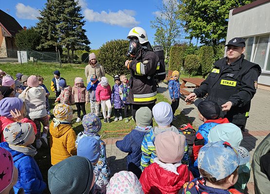 Grafika 32: 05.05.2025 Spotkanie ze Strażakami z OSP Wrzeście