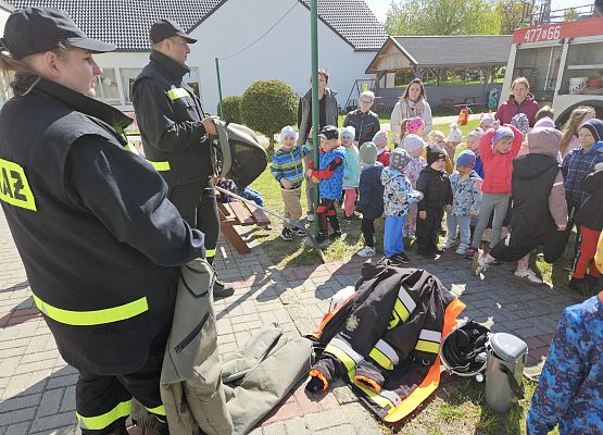 Grafika 45: 05.05.2025 Spotkanie ze Strażakami z OSP Wrzeście