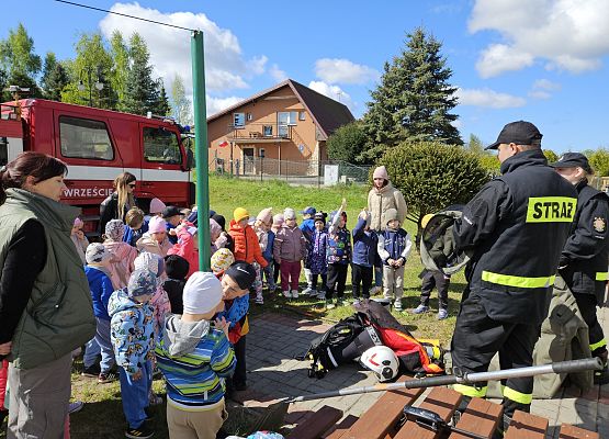 Grafika 46: 05.05.2025 Spotkanie ze Strażakami z OSP Wrzeście