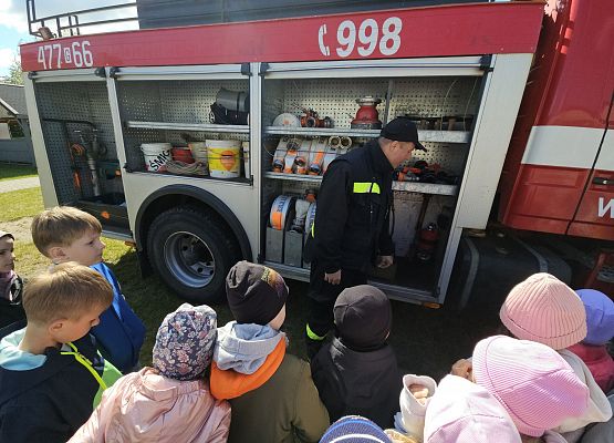 Grafika 55: 05.05.2025 Spotkanie ze Strażakami z OSP Wrzeście