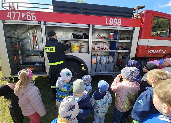 Grafika 58: 05.05.2025 Spotkanie ze Strażakami z OSP Wrzeście