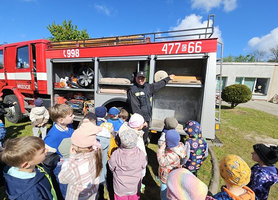 Grafika 65: 05.05.2025 Spotkanie ze Strażakami z OSP Wrzeście