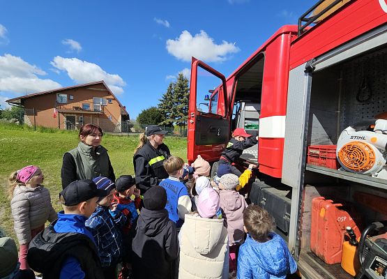 Grafika 66: 05.05.2025 Spotkanie ze Strażakami z OSP Wrzeście