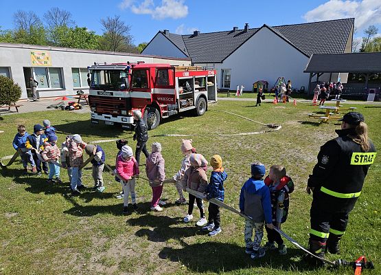 Grafika 115: 05.05.2025 Spotkanie ze Strażakami z OSP Wrzeście