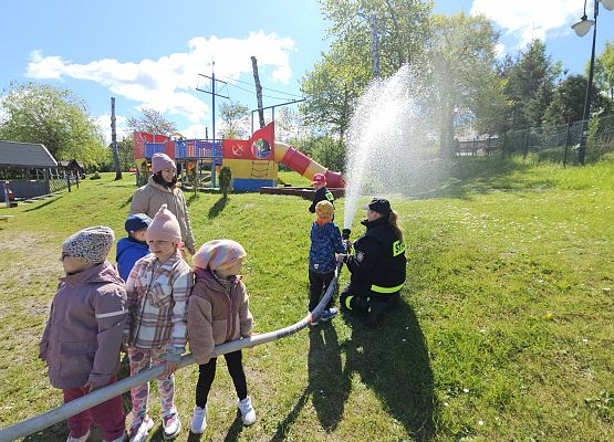 Grafika 120: 05.05.2025 Spotkanie ze Strażakami z OSP Wrzeście