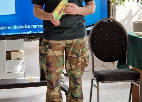 Grafika 40: 09.05.2025 Wizyta w Bibliotece Publicznej Gminy Wicko