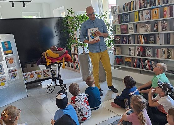 Grafika 6: Spotkanie autorskie w Bibliotece Publicznej w Wicku - gr III