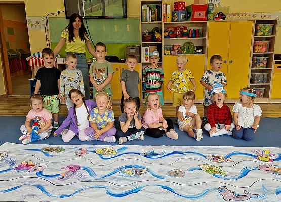 Grafika 2: "Morskie opowieści" - kodowanie na dywanie w gr I