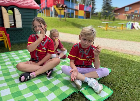 Grafika 61: 13.08.2025 Mali strażacy w akcji!