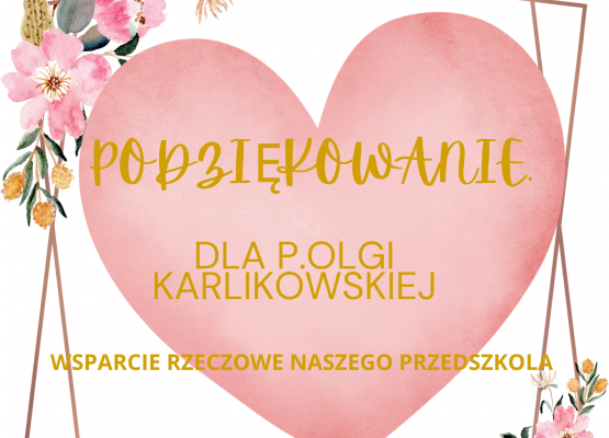 Podziękowanie grafika