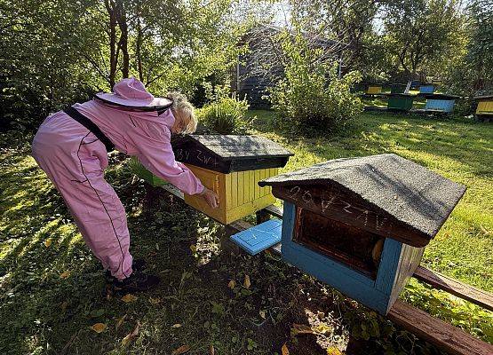 Grafika 18: 12.09.2025 Wizyta w pasiece P. Elżbiety Łukawskiej w Wicku – słodka przygoda naszych przedszkolaków!