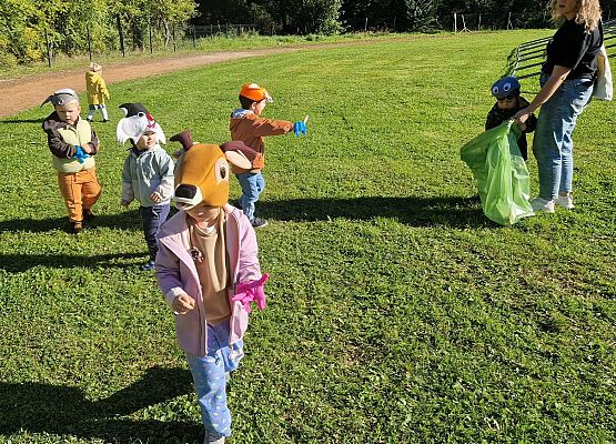 Grafika 7: 26.09.2025 Udział przedszkolaków w akcji „Sprzątanie świata"