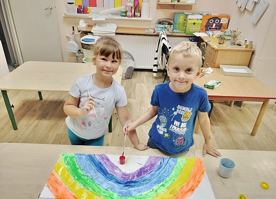 Grafika 22: 02.10.2025 Dzień kolorów szczęścia w naszym przedszkolu!